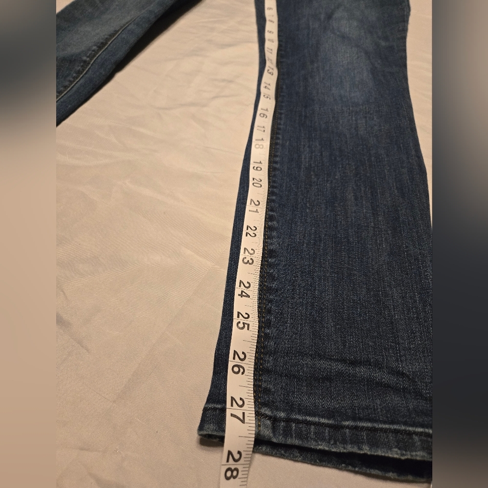 Anthropilogie Unpublished Skinny Jeans 29 Blue Stretch High Rise‎ - Picture 3 of 10